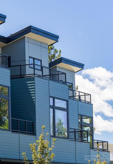 Exterior view of the fremont row apartments