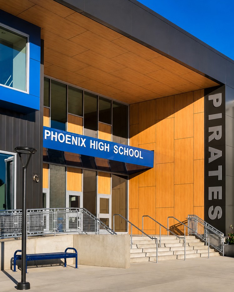 Exterior entrance photo of Phoenix High School
