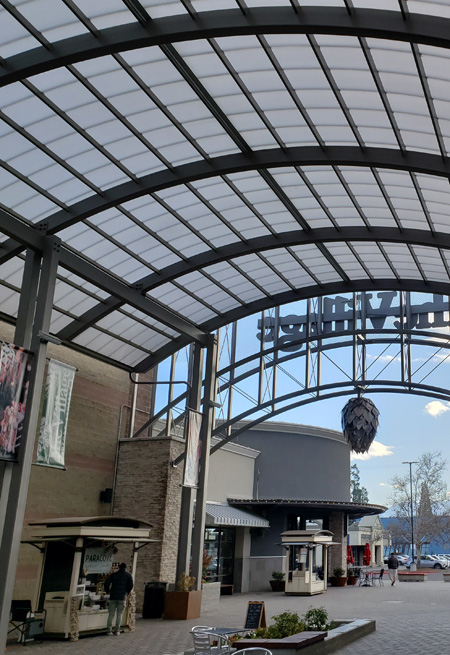 Exterior photo of tinseltown at the Medford center