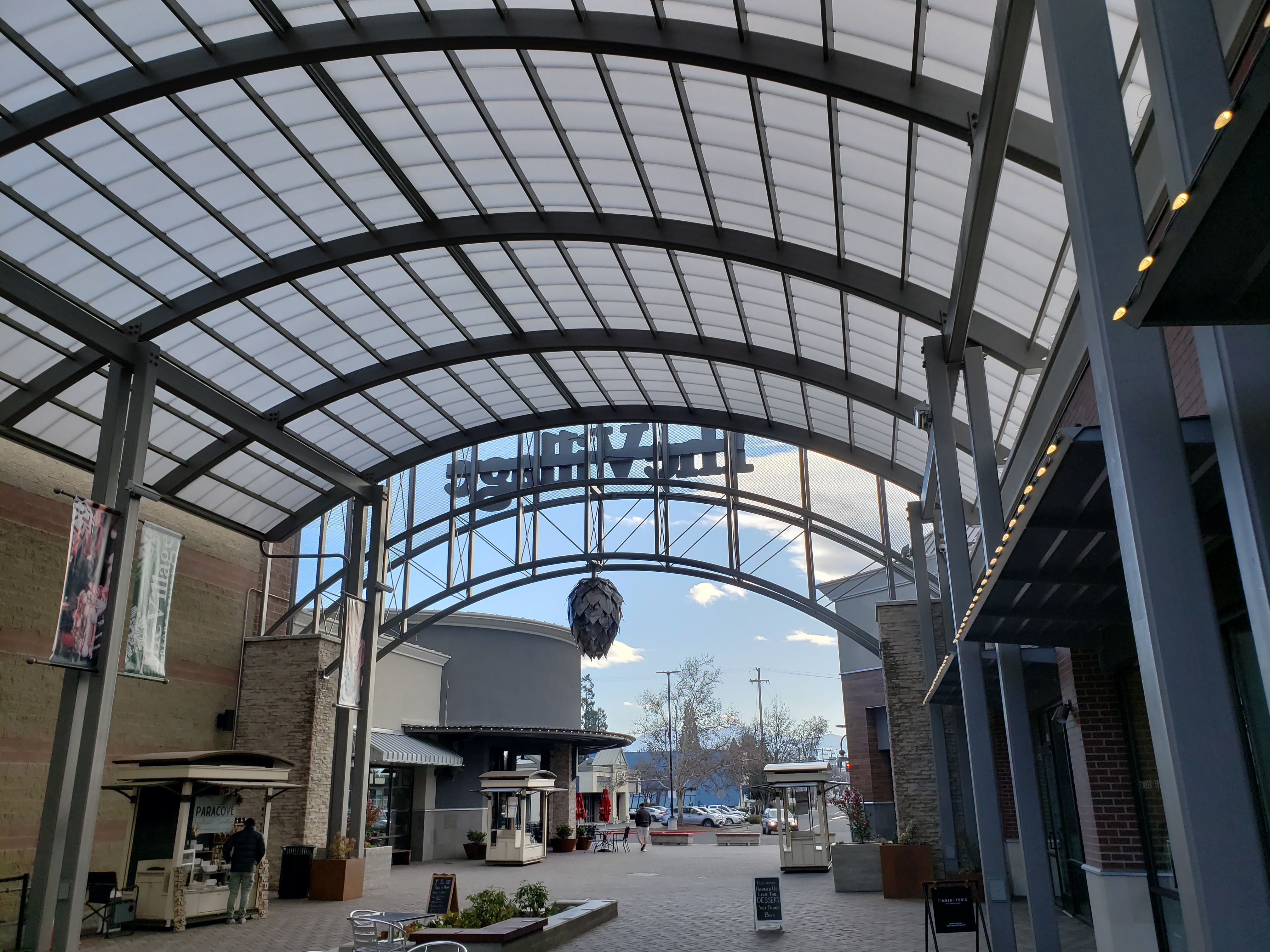Exterior photo of tinseltown at the Medford center
